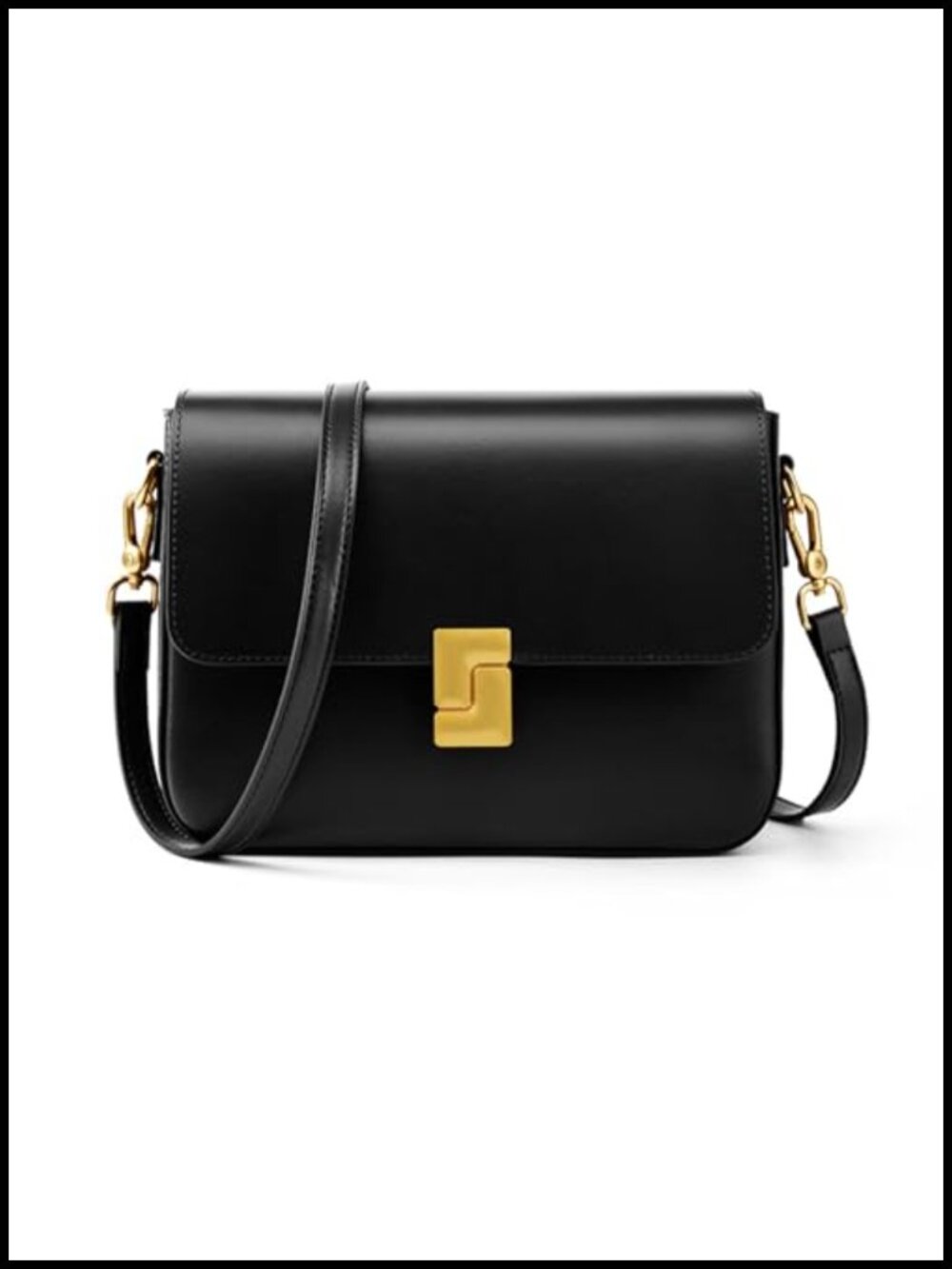 Genuine Leather Crossbody Shoulder Handbag Purse Satchel for Women